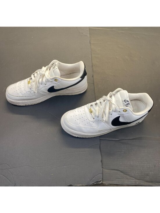 Size 13 - Nike Air Force 1 \'07 LV8 40th Anniversary White Black DQ7658-100 Men\'s